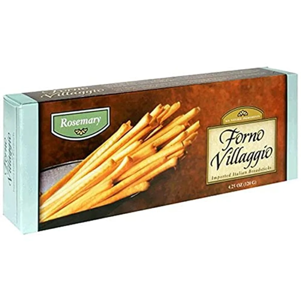 Forno Villaggio Torinese Breadsticks, Rosemary, 4.25-Ounce Boxes (Pack of 12)