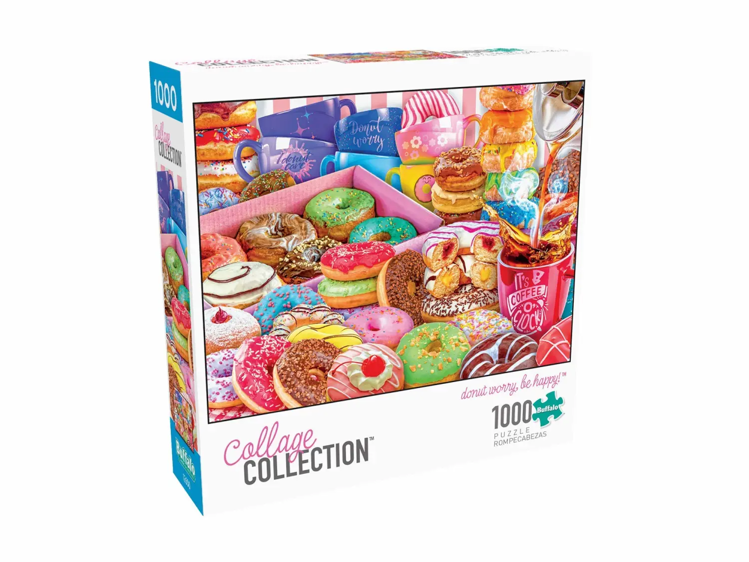Buffalo Games - Donut Worry, Be Happy! - 1000 Piece Jigsaw Puzzle