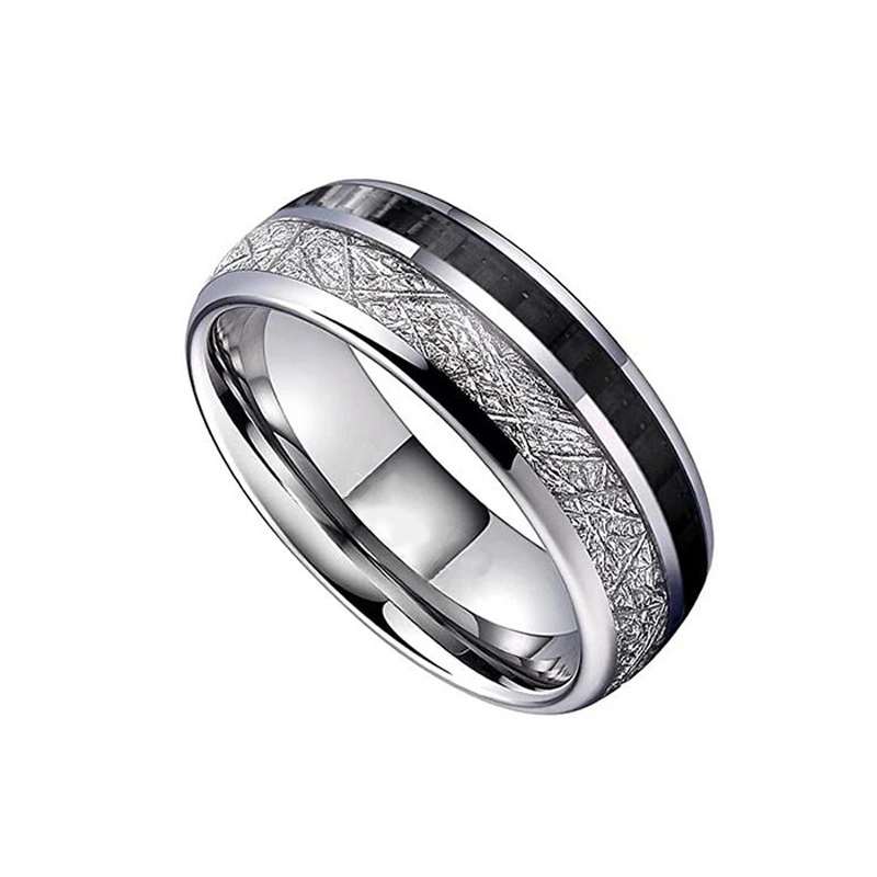 8MM Men's And Women's Fashion Stainless Steel Ring
