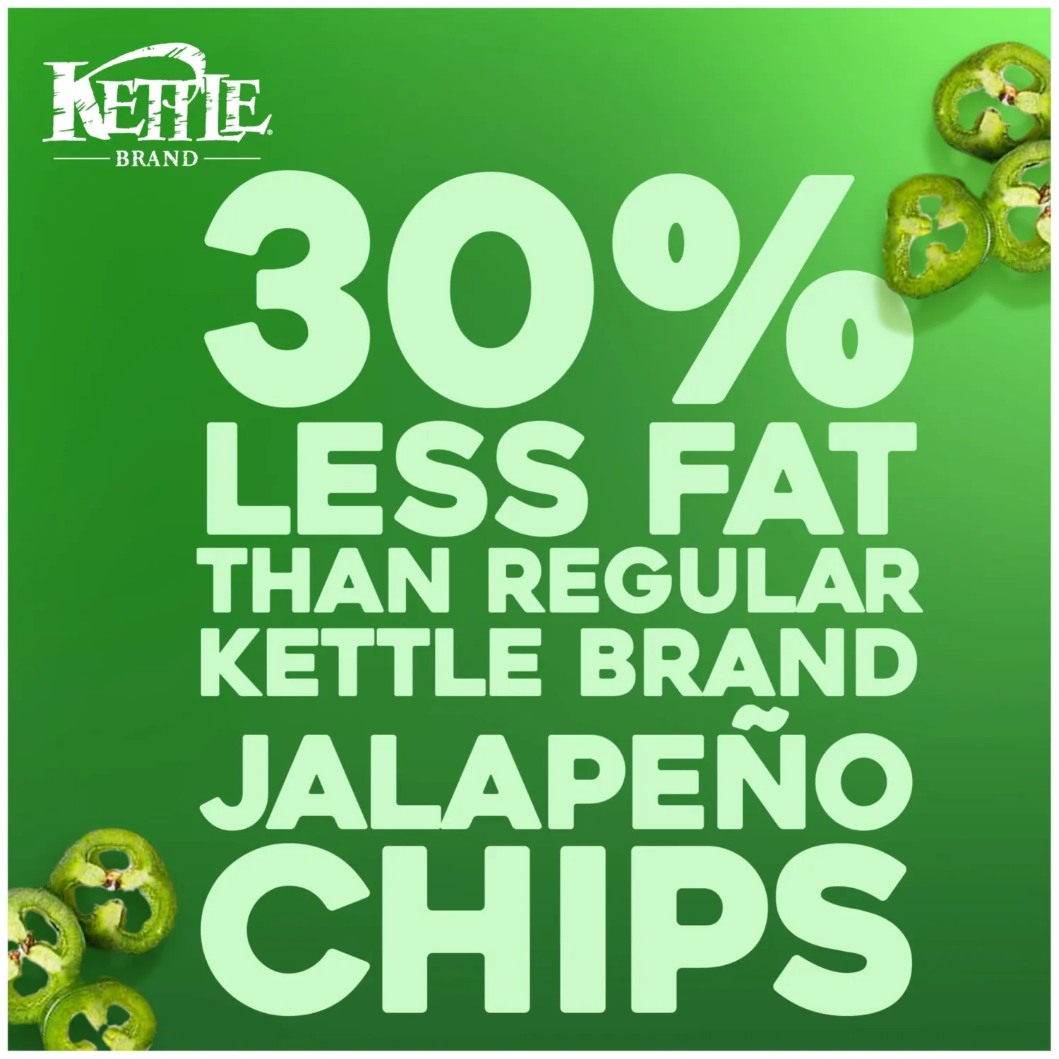 Kettle Brand Potato Chips, Air Fried Jalapeño Kettle Chips, 6.5 Oz Bag