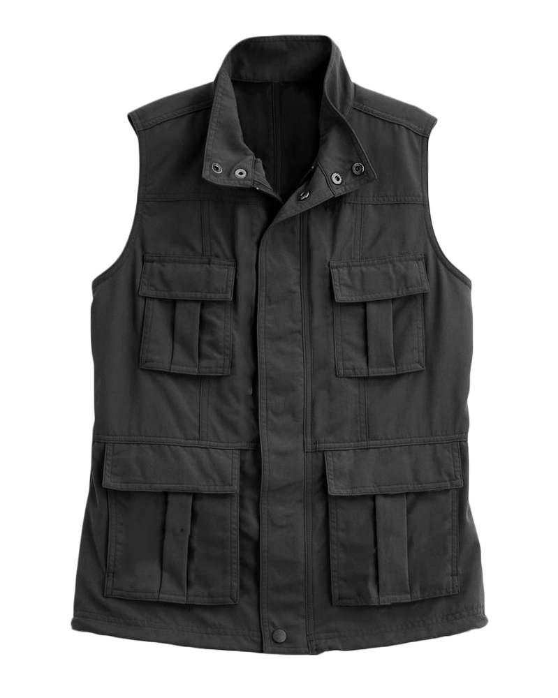 Mens Fishing Vest Utility Shooting Travel Vest Outdoors Travel Sports Multi Pockets Work