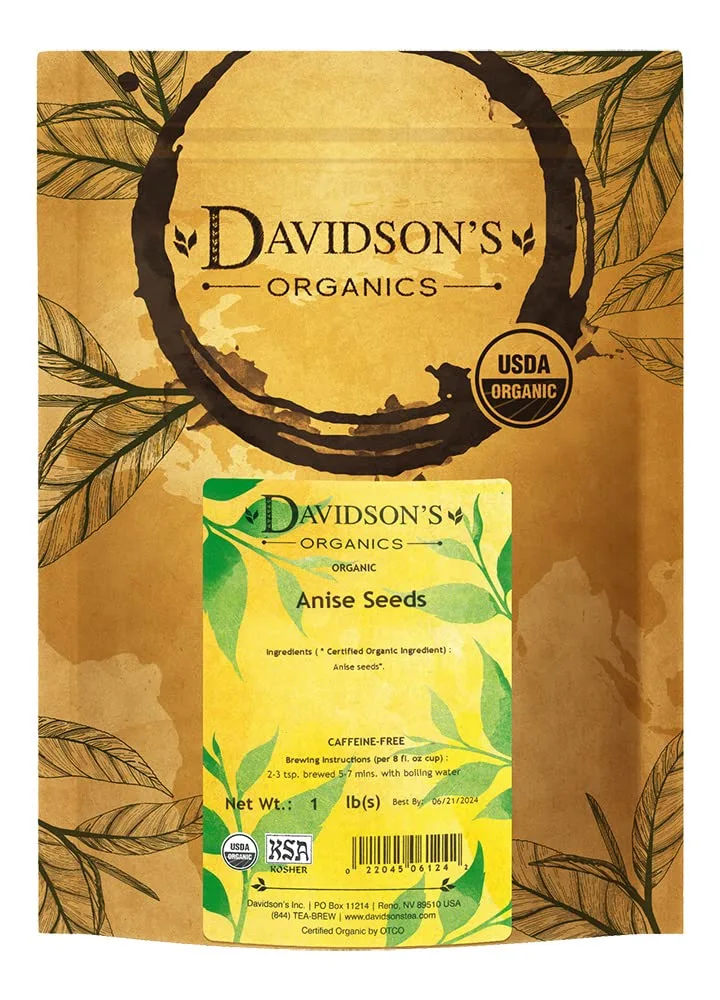 Davidson's Tea Bulk, Anise Seed, 16-Ounce Bag