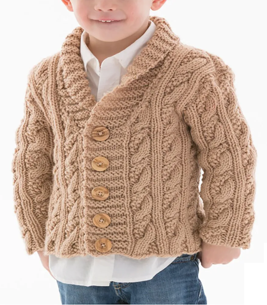 Makkrom Toddlers Baby Boys Girls Button Up Cardigan Sweaters V-Neck Knit Winter Warm Outwear