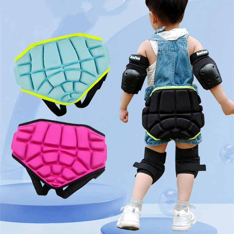 Roller Skating Skateboard Ski Hip Pad Childrens Protective Gear Anti-fall Pants Equipment Set