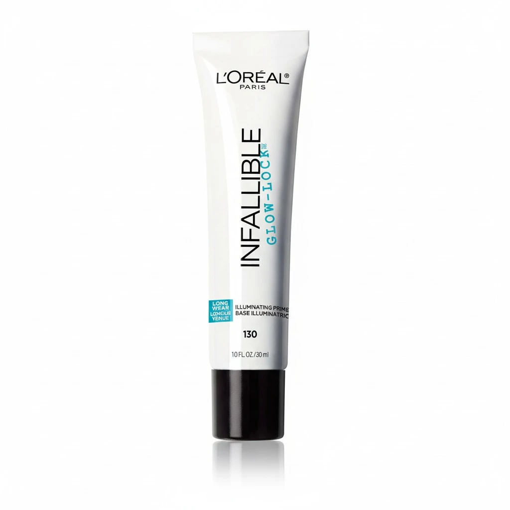 L'Oreal Paris Makeup Infallible Pro Glow-Lock Longwear Illuminating Face Primer, 1 Ounce