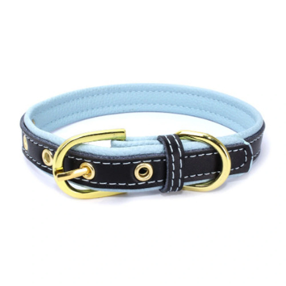 Pet Supplies Fashion Cute Adjustable High-end Leather Collar