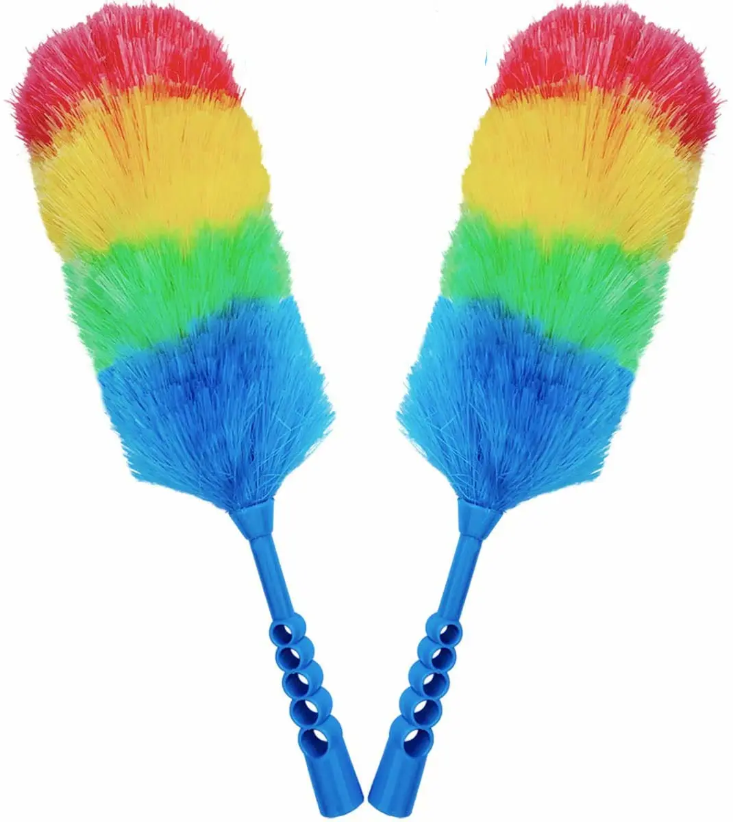 Tockrop 2 Pack Upgrade 19” Static Duster Beandable and Washable - More Fibers Bigger Head Less Loss of Fiber Duster