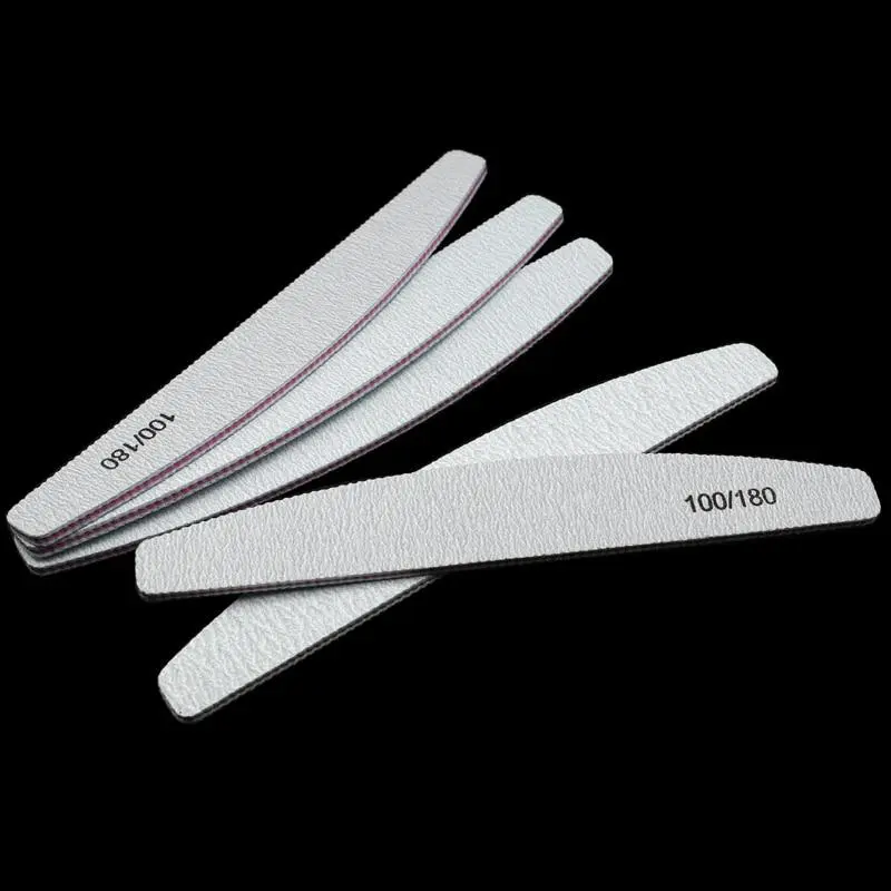 50Pcs Nail File Sanding Polishing Buffer Block UV Gel Nail Polisher Manicure Pedicure Tools