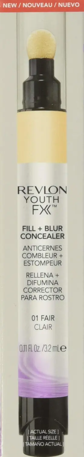 Revlon Youth Fx Fill + Blur Concealer, Fair, 0.11 Fluid Ounce