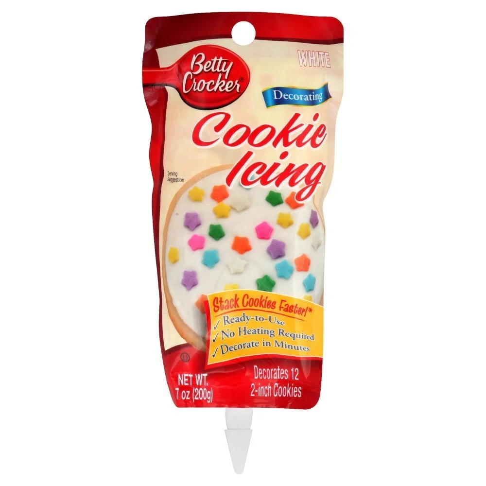 Betty Crocker Cookie Icing White, 7-Ounce (Pack of 6)