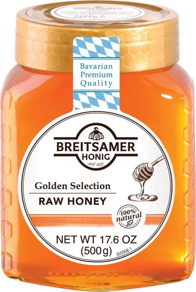 Breitsamer, Golden Selection Honey Jar, 17.6 oz