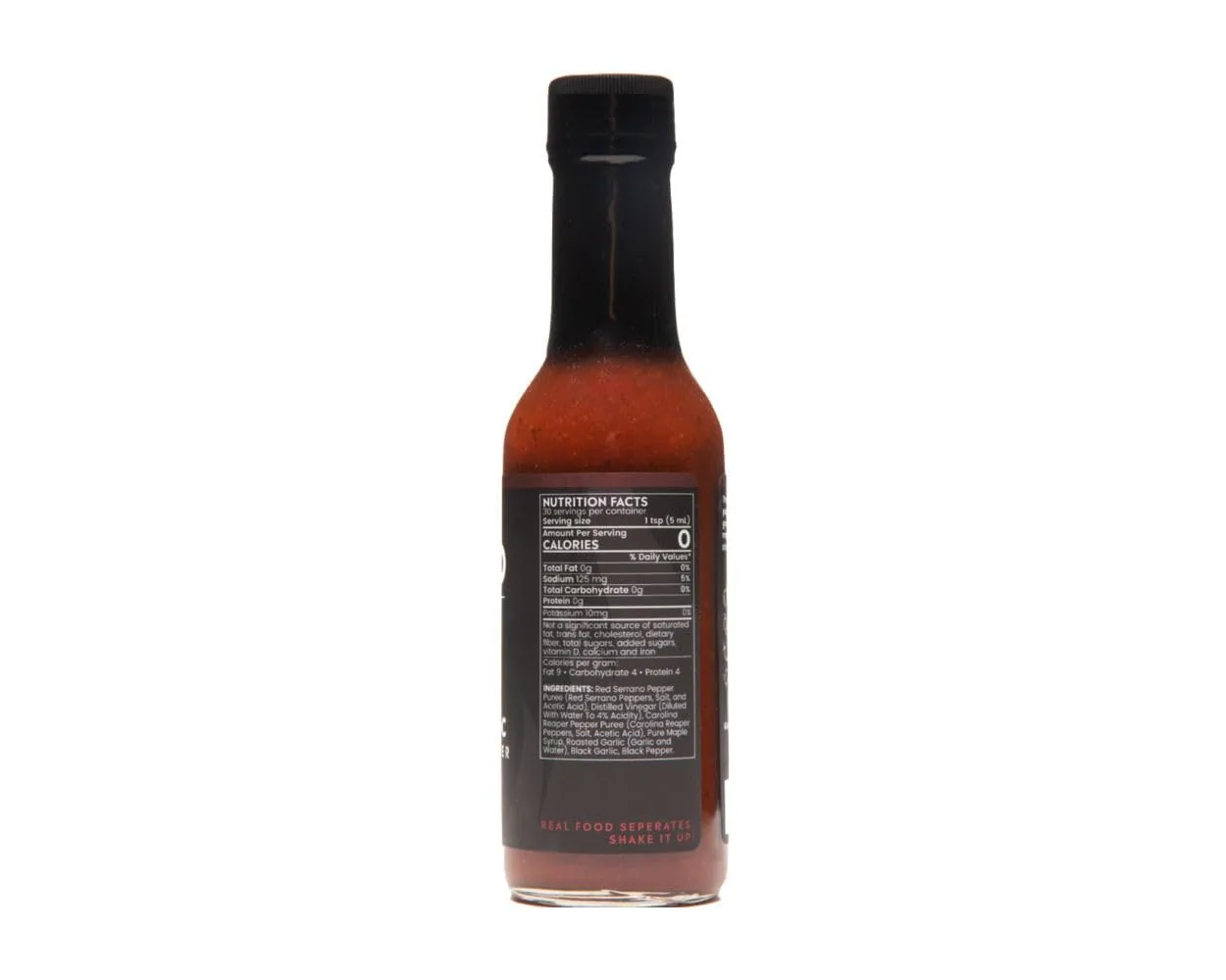 Black Garlic And Carolina Reaper Hot Sauce By Bravado Spice FEATURED ON HOT ONES Gluten Free, Vegan, Low Carb, Paleo All Natural 5 oz Bottle Award Winning Gourmet Hot Sauce