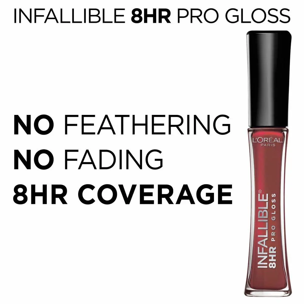 L’Oréal Paris Makeup Infallible 8 Hour Pro Gloss, Dulce De Leche, 0.21 Ounce