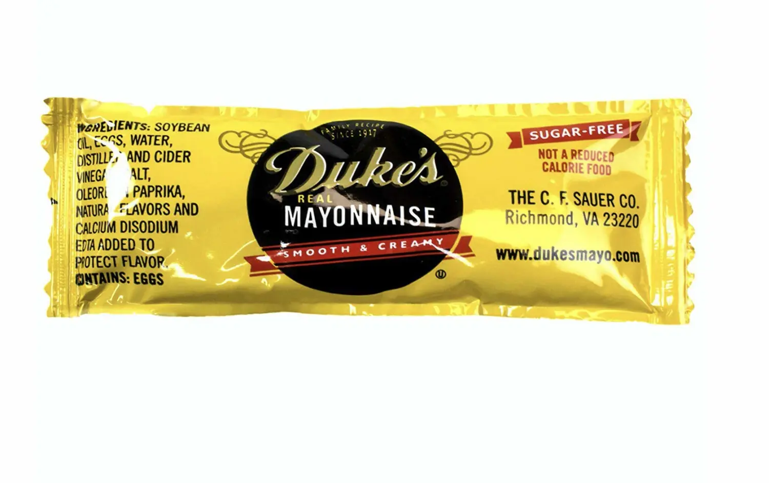 Dukes Mayonnaise Packets 50 Pack. Sugar-Free, Low Carb, Gluten Free Individual Servings of Real Mayo. Great-Tasting and Full of Omega-3s in Tear-Open, Disposable Condiment Packs! Perfect for Parties!