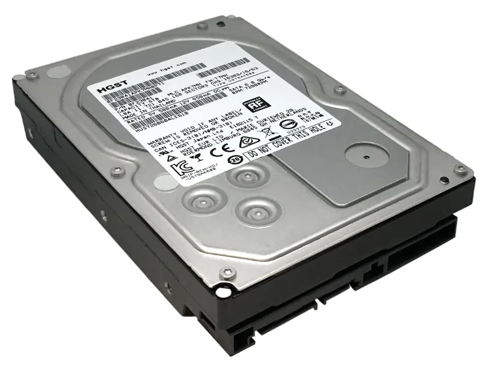 HGST Ultrastar 7K6000 HUS726060ALE610 (0F23001) 6TB 7200 RPM SATA 6Gb/s 128MB Cache 3.5-Inch Enterprise Hard Drive (Renewed)