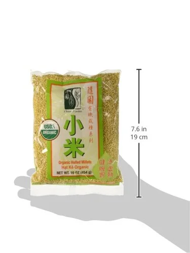 Chimes Garden, Organic Hulled Millet, 16 Ounce