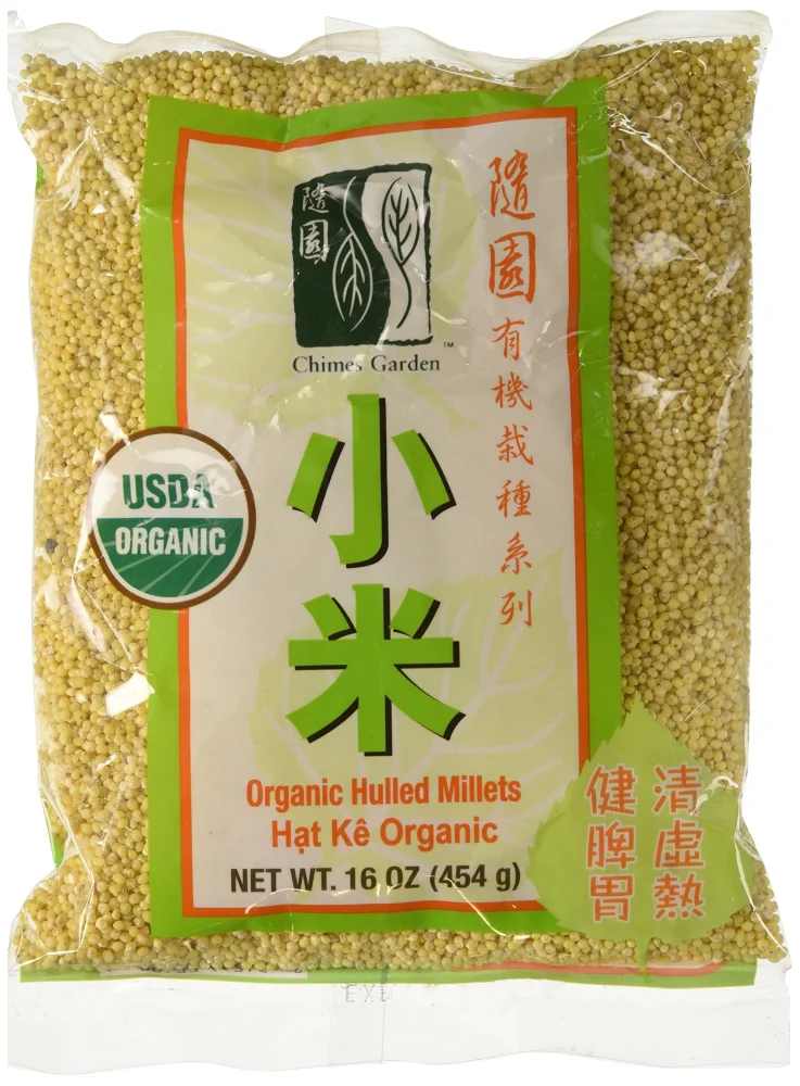 Chimes Garden, Organic Hulled Millet, 16 Ounce