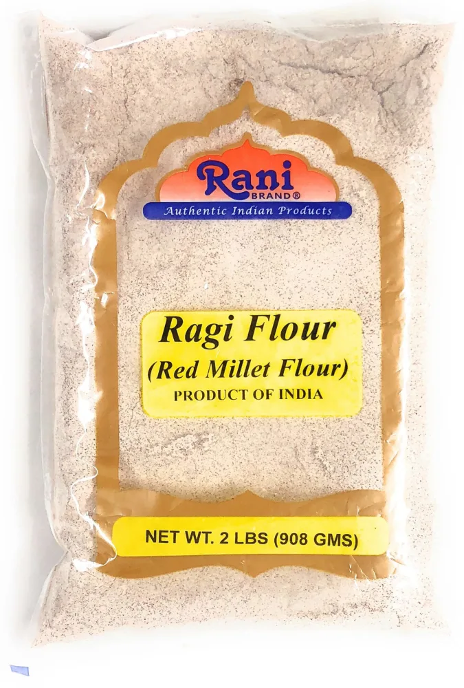 Rani Ragi (Finger Millet) Flour 32oz (2lbs) 908g ~ All Natural | Vegan | Gluten Friendly | NON-GMO | Kosher | Indian Origin