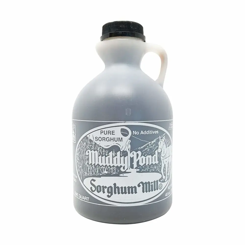 Muddy Pond Sorghum Mill - Pure Sorghum Syrup - No Additives, Non-GMO and Gluten Free 48oz