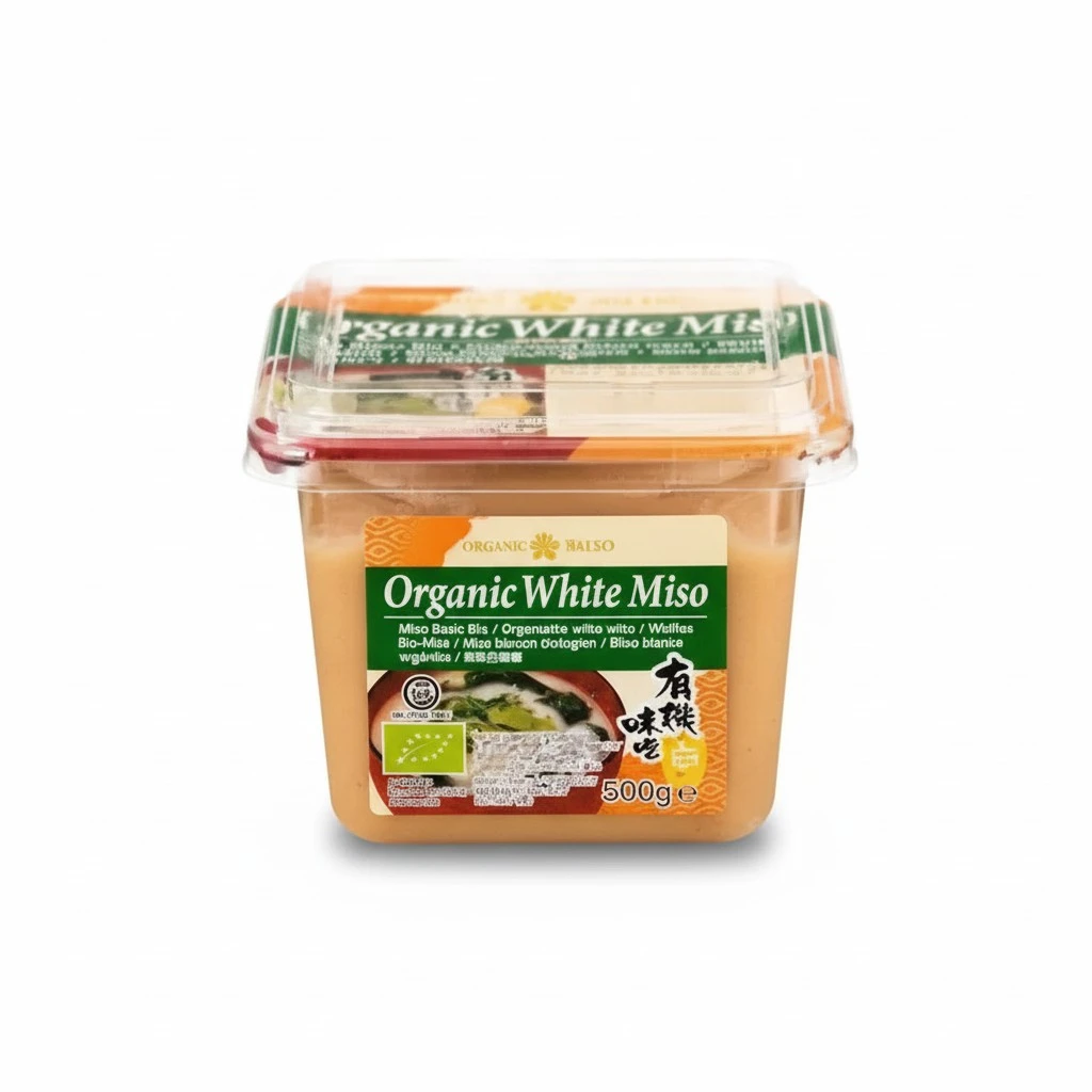 TWIN PACK! Hikari ORGANIC White Miso Paste - 2 tubs, 17.6 oz by Hikari Miso (Basic)