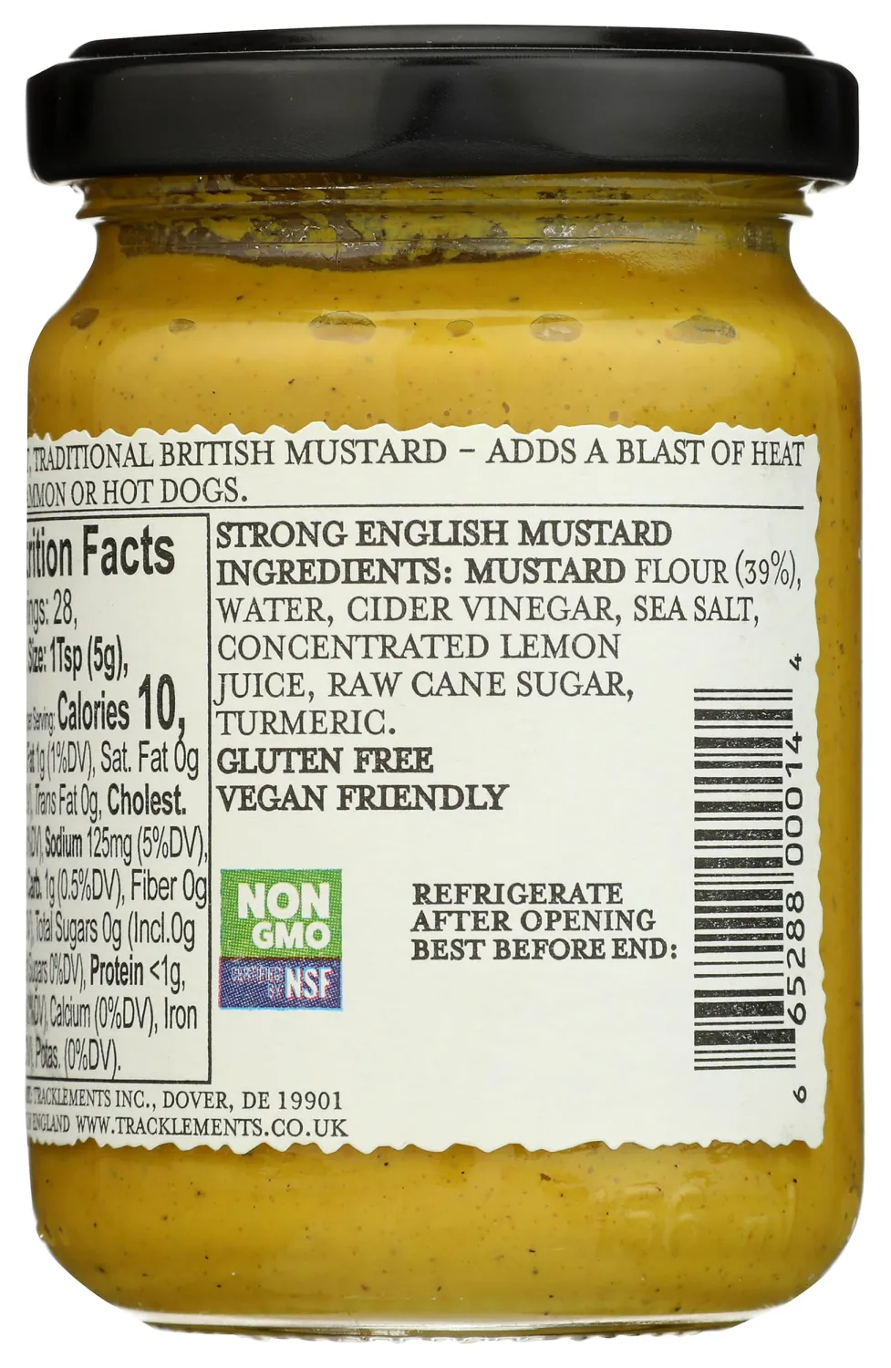 TRACKLEMENTS Strong English Mustard, 4.9 OZ