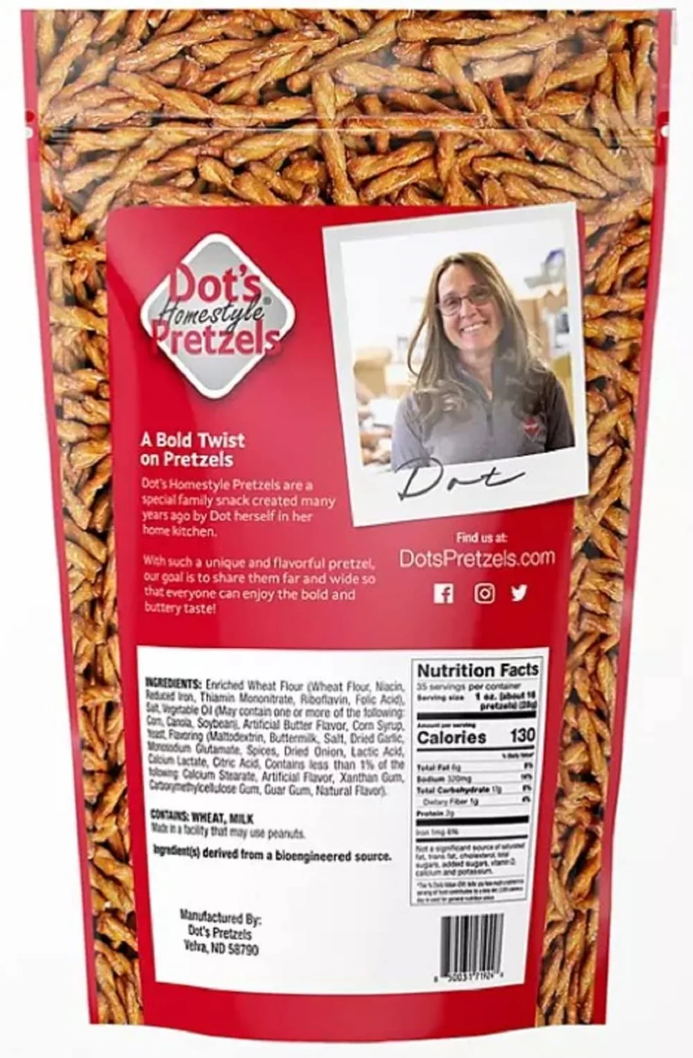 Dot's Pretzels Homestyle Pretzels Original Seasoned (35 oz.)