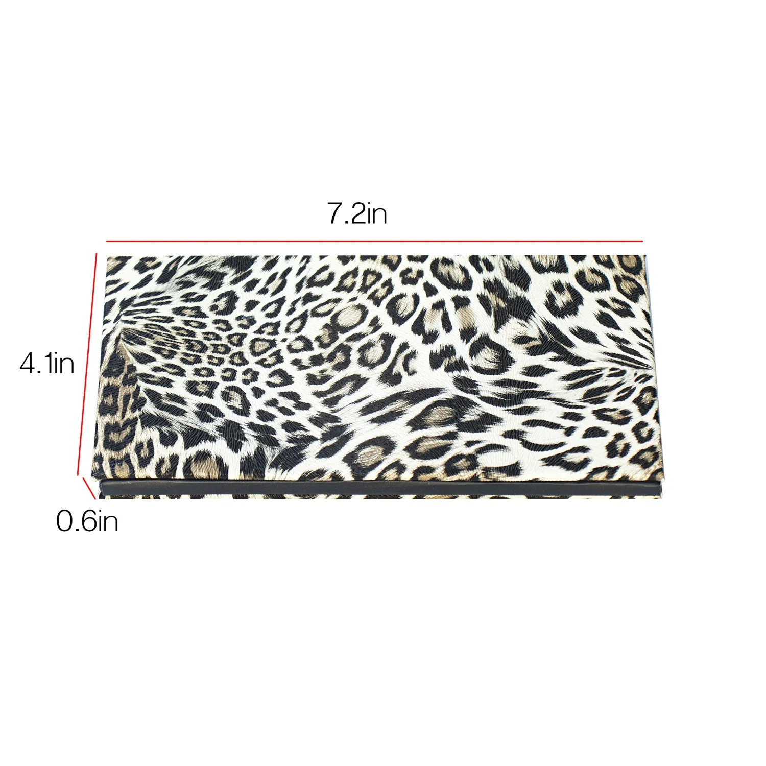 SZDYM Mermaid Empty Magnetic Palette, Fish scale Empty Magnetic Palette for Highlighters Eyeshadows Lipstick Blush Powder Rectangle Large size (Leopard Grain)