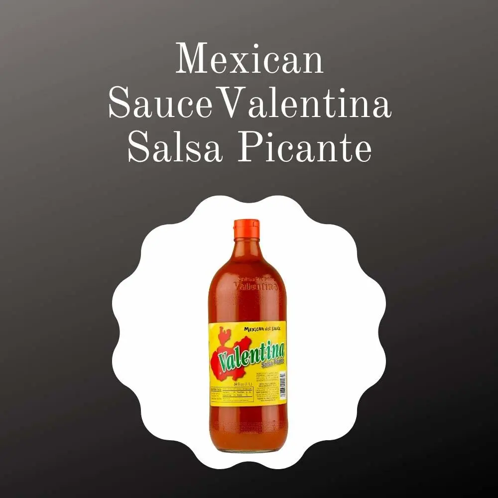 Valentina Salsa Picante | Most Famous Mexican Hot Sauce with 34 Oz Bottle | Sauce for Spicy Food Everyday Imported by Wholesale San Diego