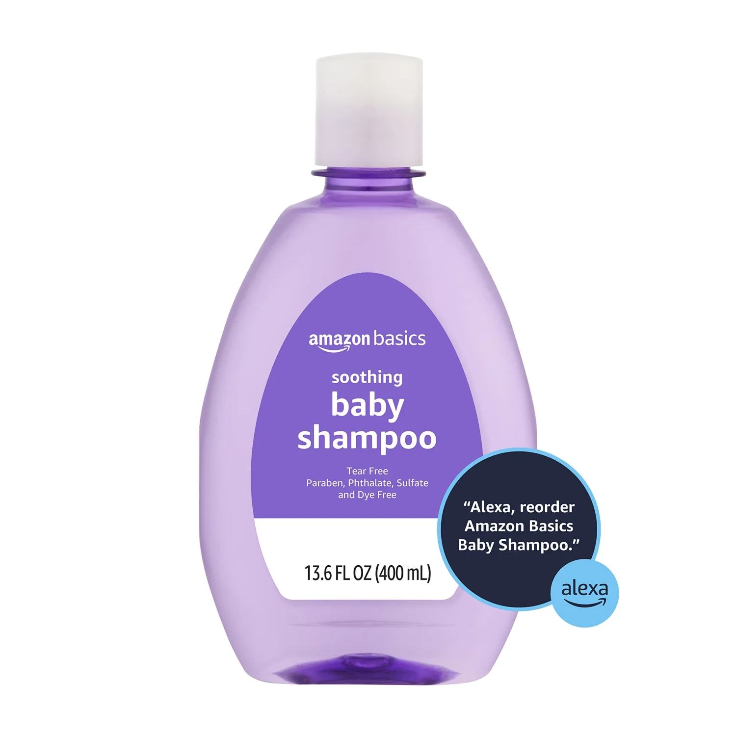 Amazon Basics Baby Shampoo, Lavender & Chamomile Scented, 13.60 Fl Oz (Pack of 1)