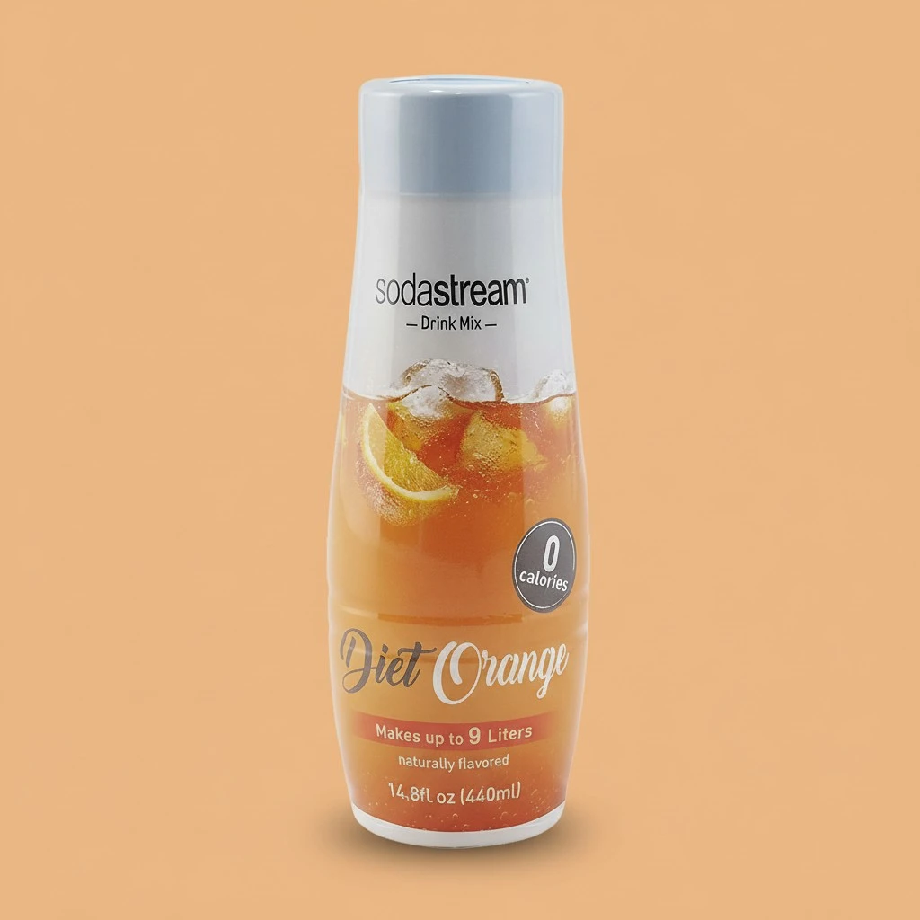 SodaStream Sparkling Drink, Diet Orange, 14.8 Fl Oz (Pack Of 2), 14.8 Fl Oz