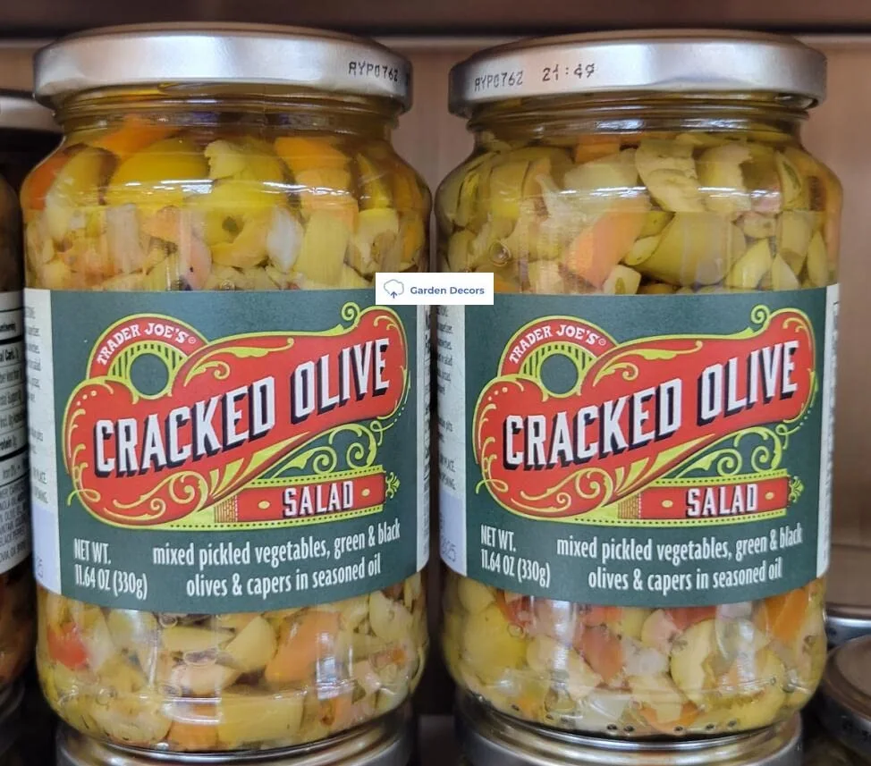 Trader Joe's Cracked Olive Salad 11.64oz 330g (Two Bottles)