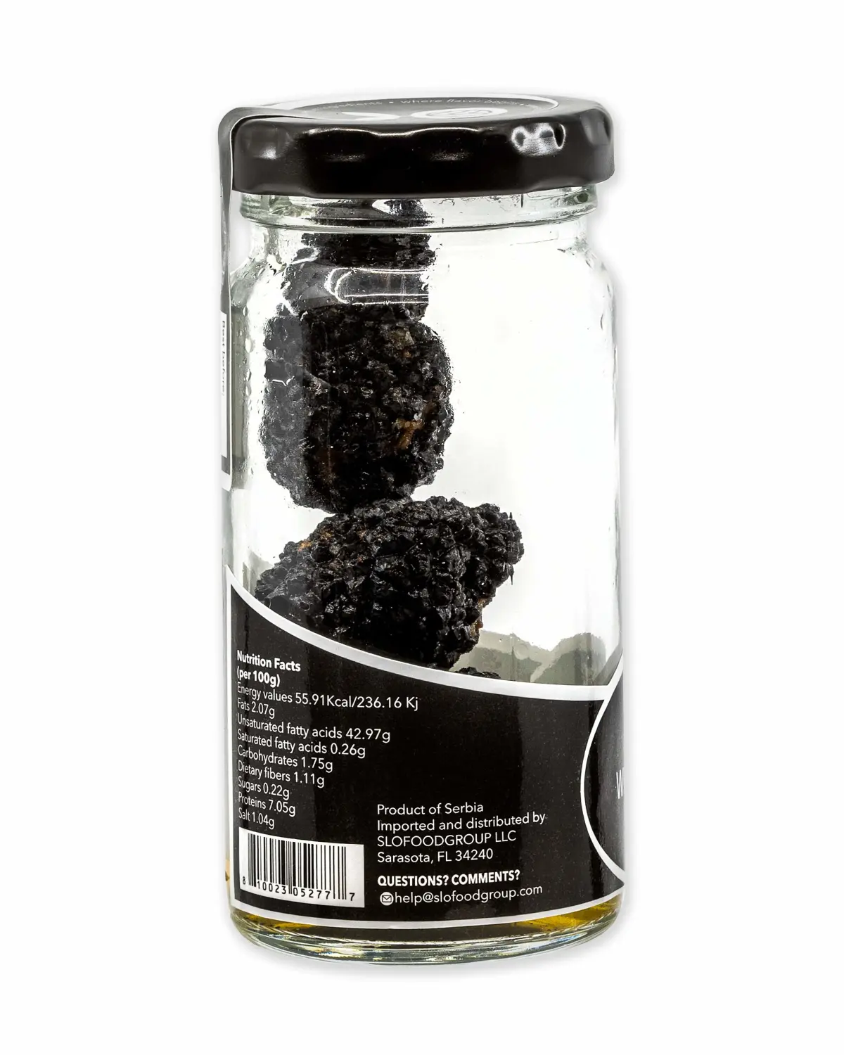 Slofoodgroup Black Truffles, Preserved Whole Black Truffles (Tuber Aestivum) Preserved in Brine (30 gram net weight truffles) - Truffle Mushroom Gourmet Food