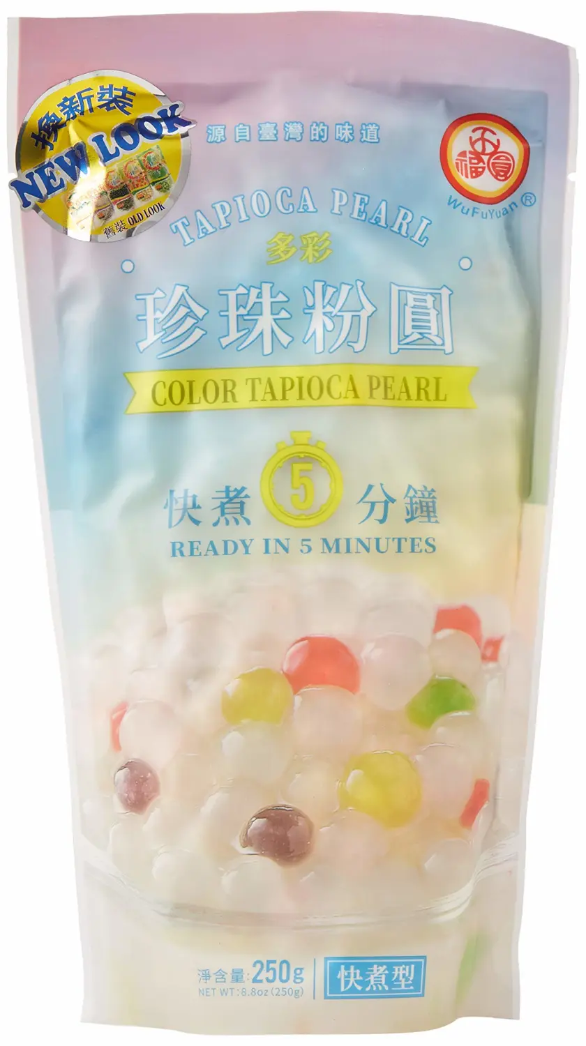 Wu Fu Yuan Colored Tapioca Pearl, 8.8 Ounces