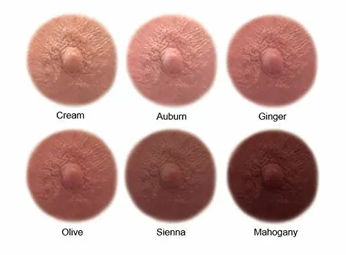 TataTattoos Temporary Realistic Nipple/Areola Tattoos - Small, Cream (4 Pack)