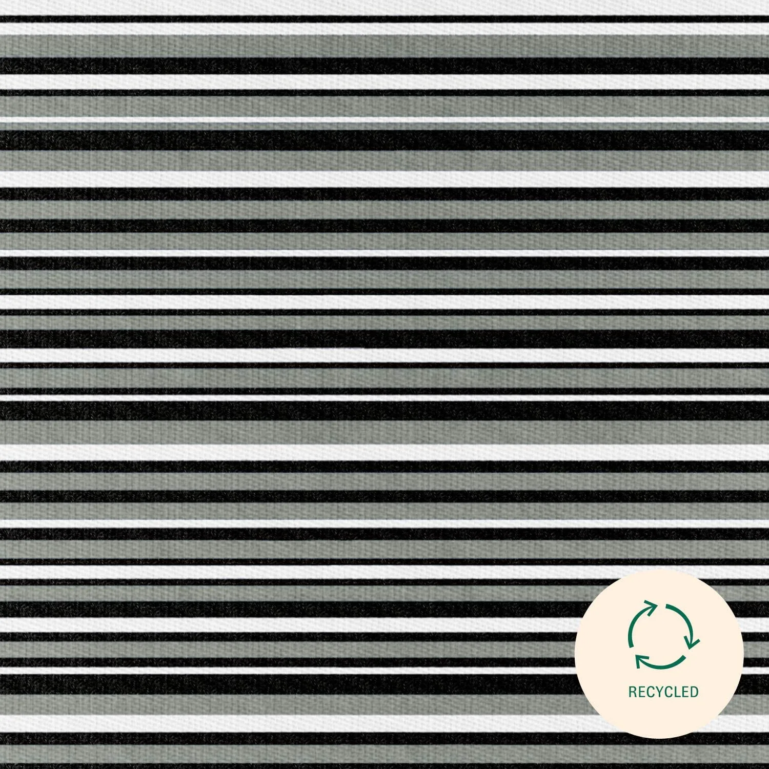 Trava Home Outdoor Rug - Reversible Modern Design, 4"x6" Black Stripe, Easy to Clean, Water Resistant, Durable for Indoor, Patio, and Living Room Décor