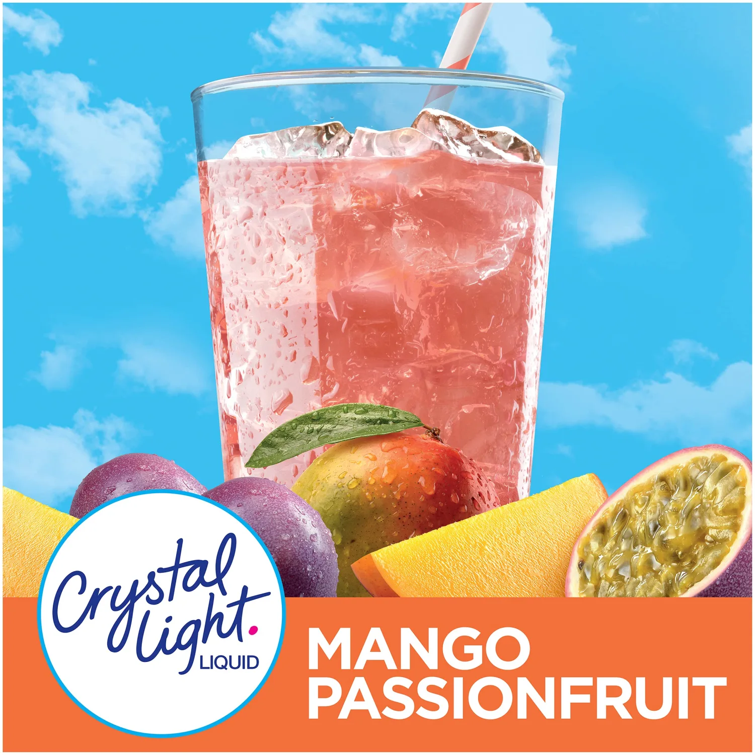 Crystal Light Mango Passionfruit Liquid Drink Mix, Caffeine Free, 1.62 fl oz. (Pack of 4)
