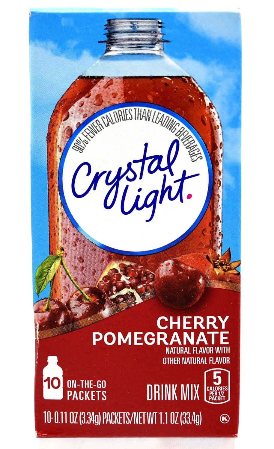 Crystal Light® On the Go Natural Cherry Pomegranate (Box of 10)