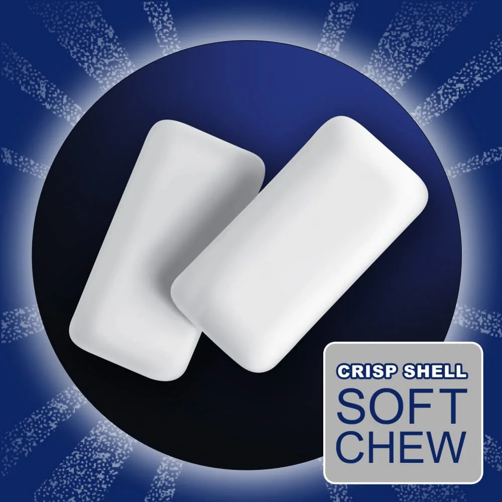 ECLIPSE Winterfrost Sugar Free Chewing Gum Bulk Pack, 60 Piece Bottle (Pack of 4)