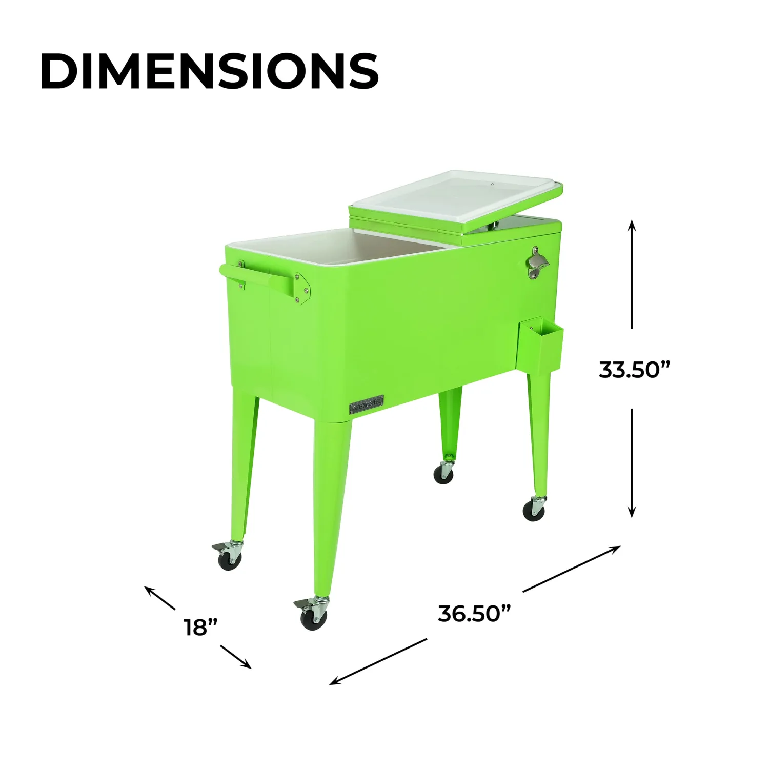 Permasteel 80-Quart Patio Cooler