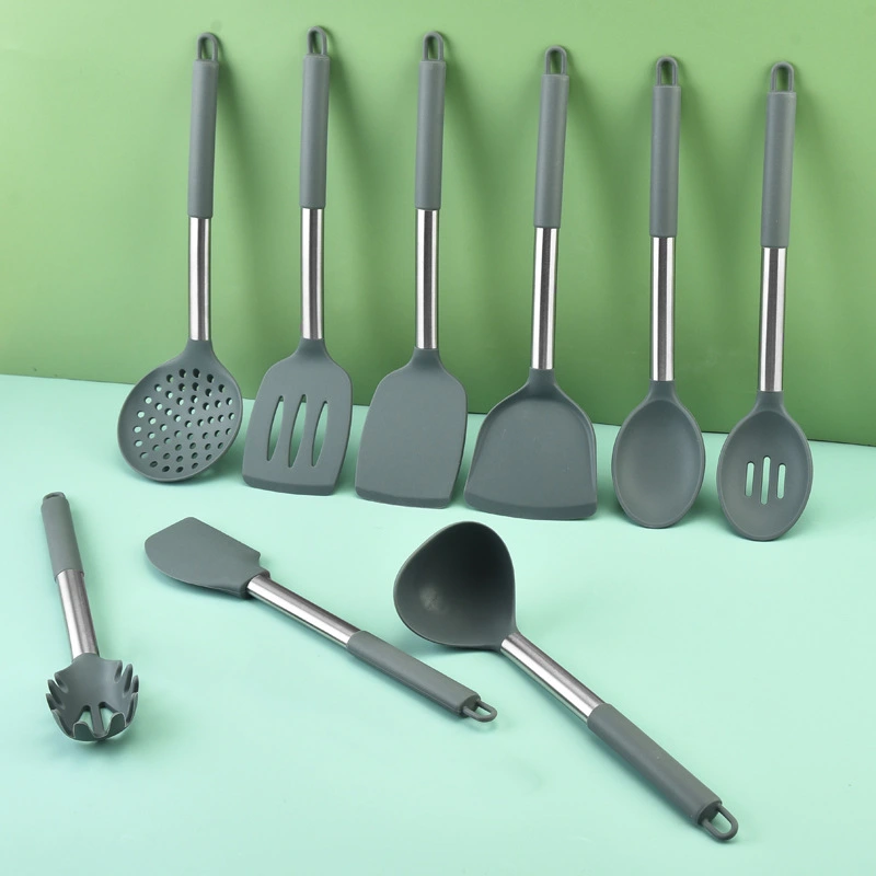 Silicone Shovel Spatula High Temperature Resistant Kitchenware Set