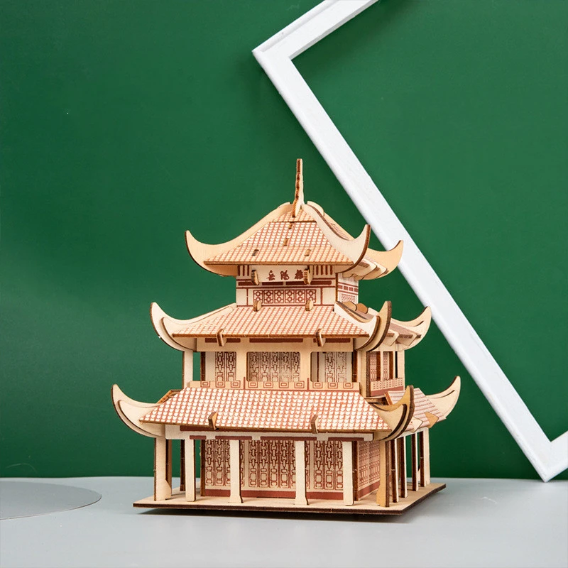 Stall Wooden 3D Three-dimensional Jigsaw Puzzle Handmade