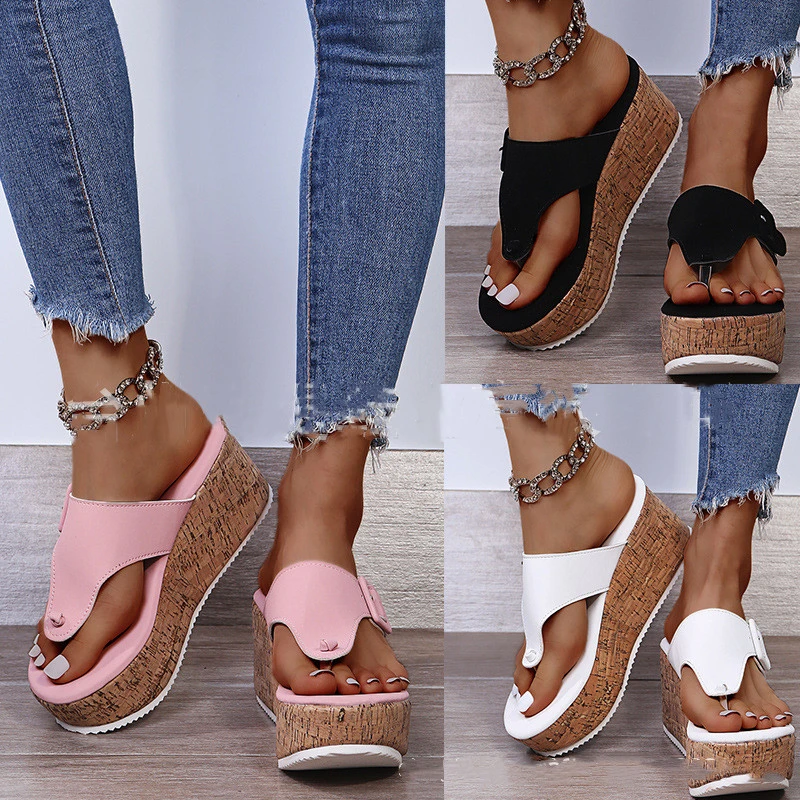 Summer New Wedge Women's Buckle Sandals