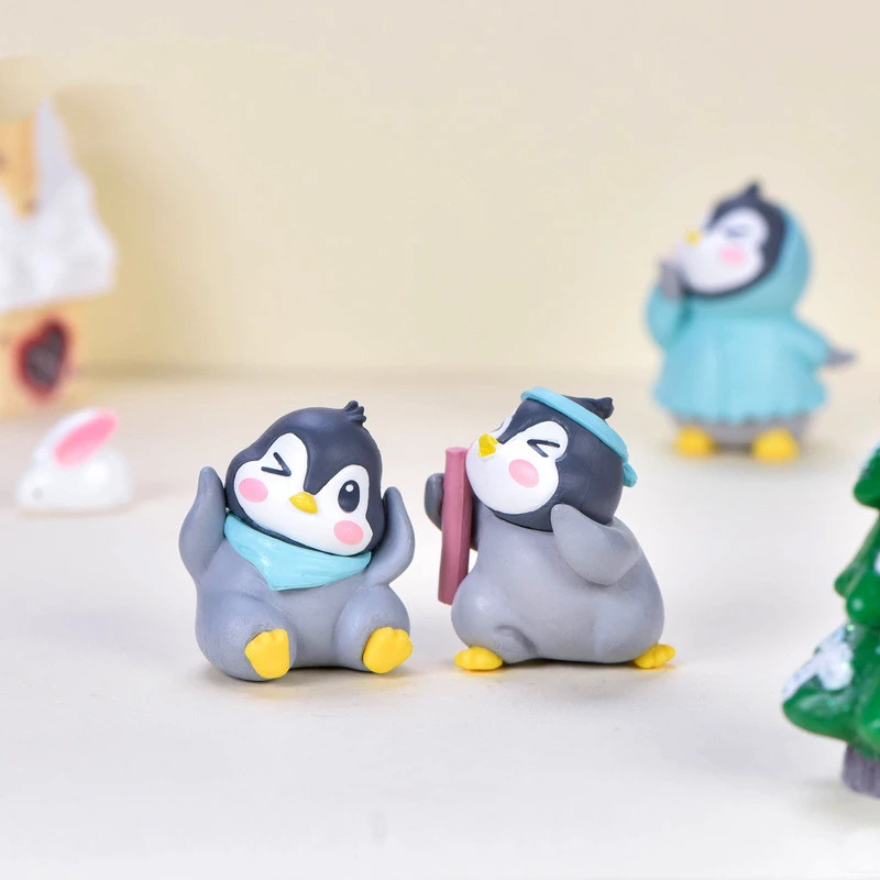 Cute Animal Pvc Plastic Penguin