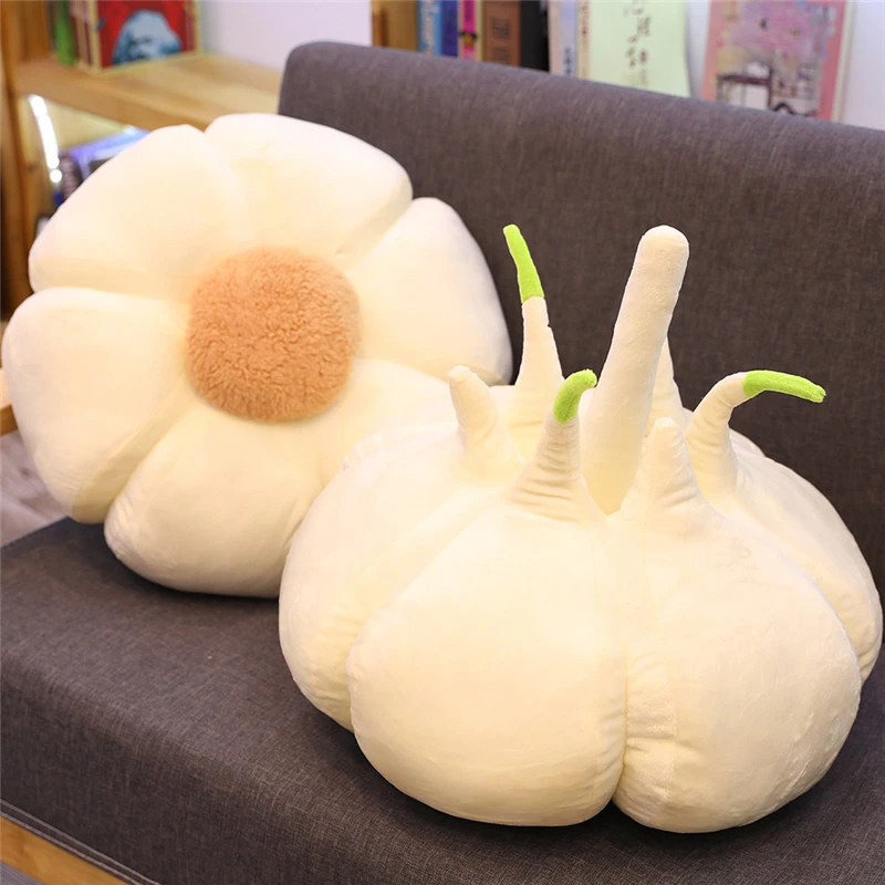 Simulation garlic head plush toy