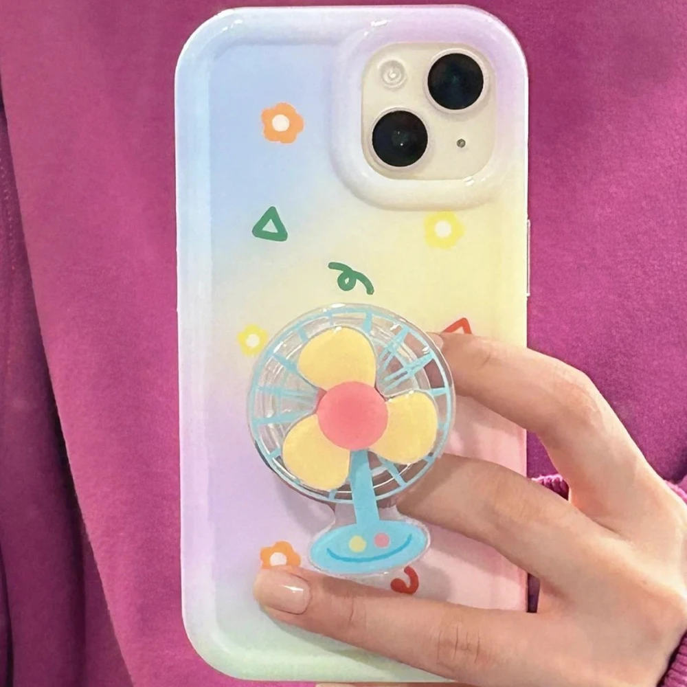 Creative Fan Holder Phone Case Originality