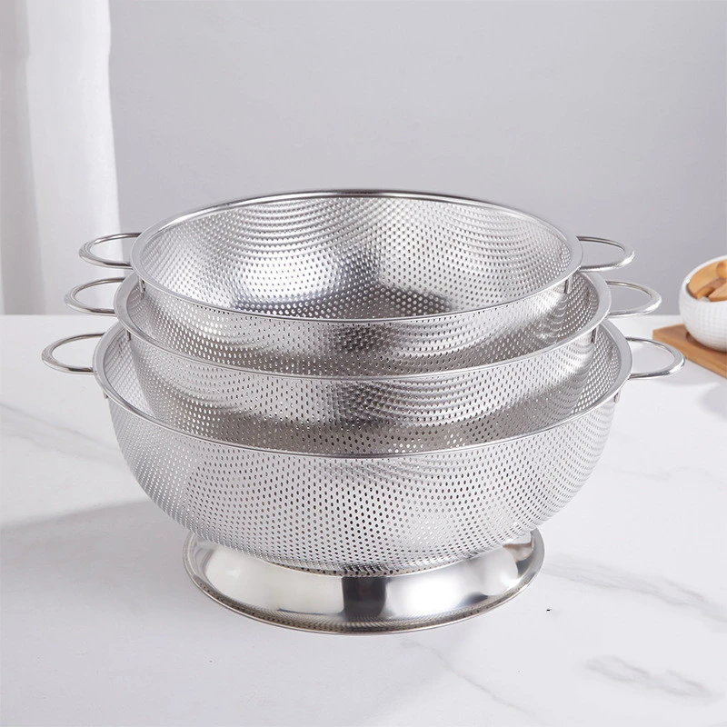 Non-magnetic Stainless Steel Dense Hole Basket For Cleaning And Multi-purpose