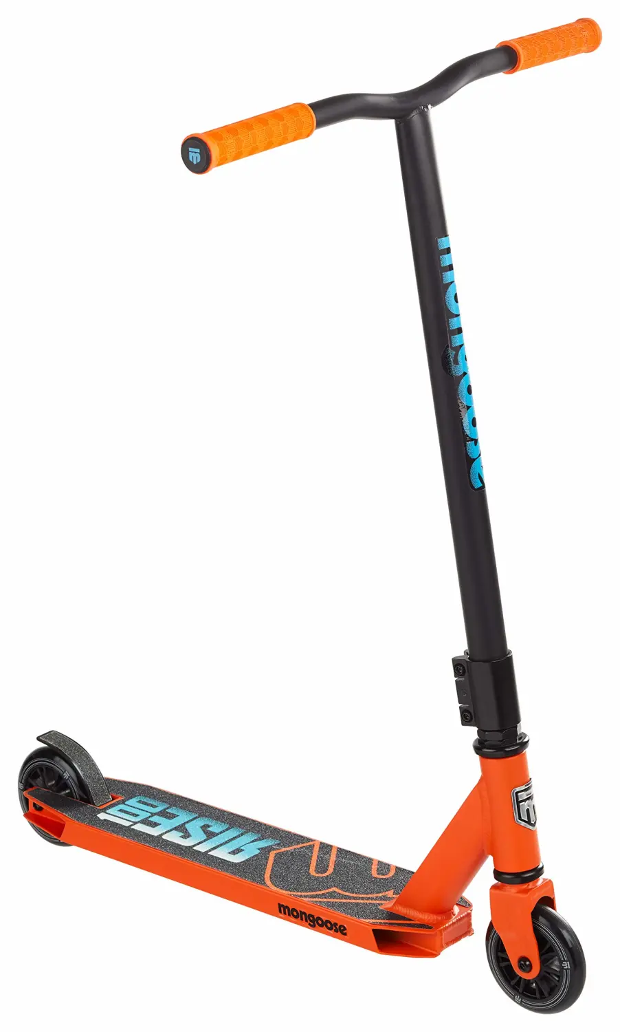 Mongoose Rise Freestyle Stunt/Trick Scooter for Kids, Youth and Adult, High Impact 110mm Wheels, Full-Coverage Max Grip and Bike-Style Handlebars, Lightweight Alloy Deck