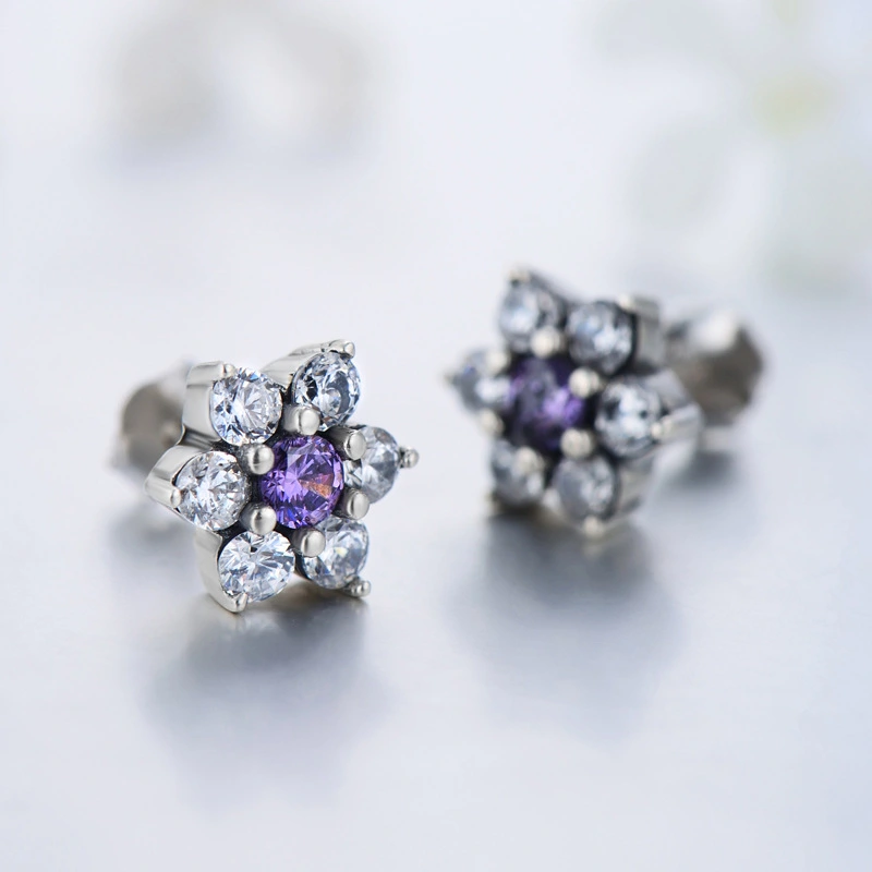 Chic Women's Zircon Diamond Earrings