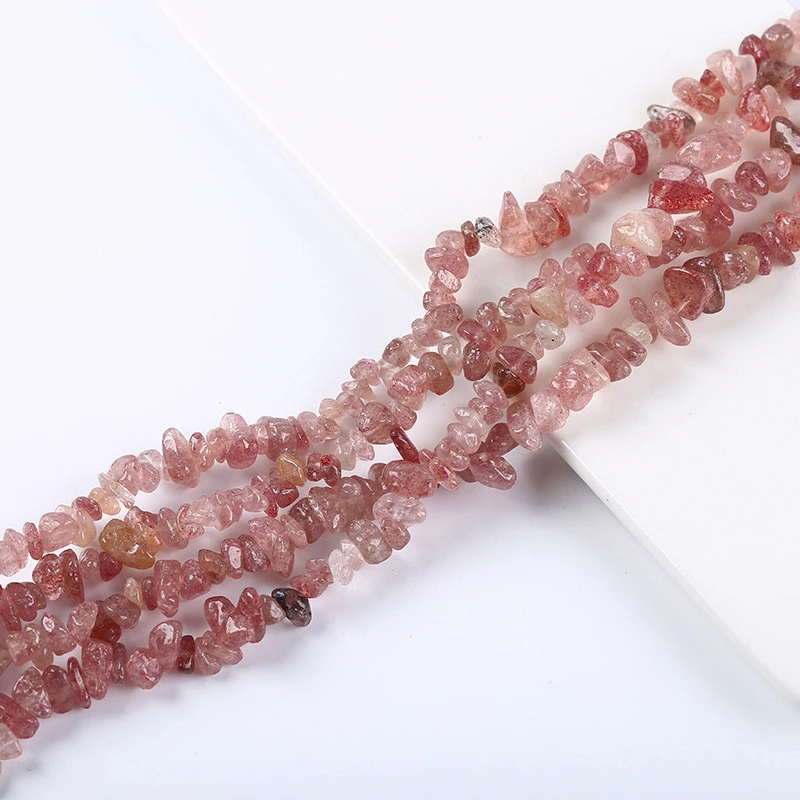 Natural Crystal Gemstone Polished Irregular Crushed Stone Beads Jewelry Accessories