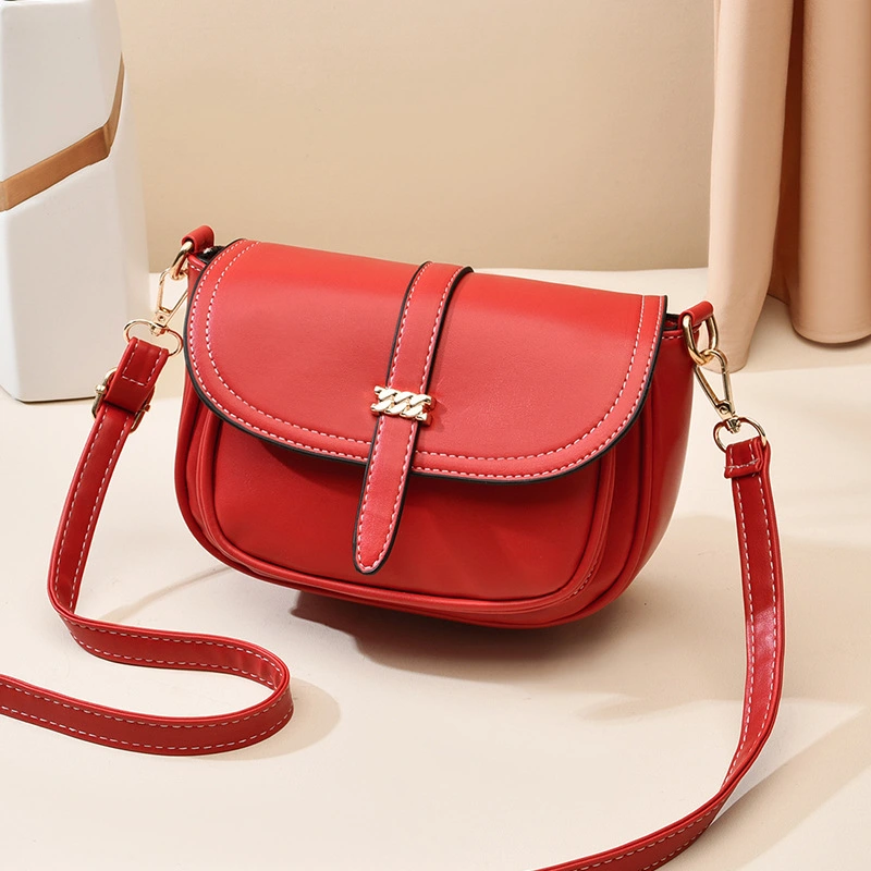 Women's Fashion Retro Solid Color Single Shoulder Crossbody Bag